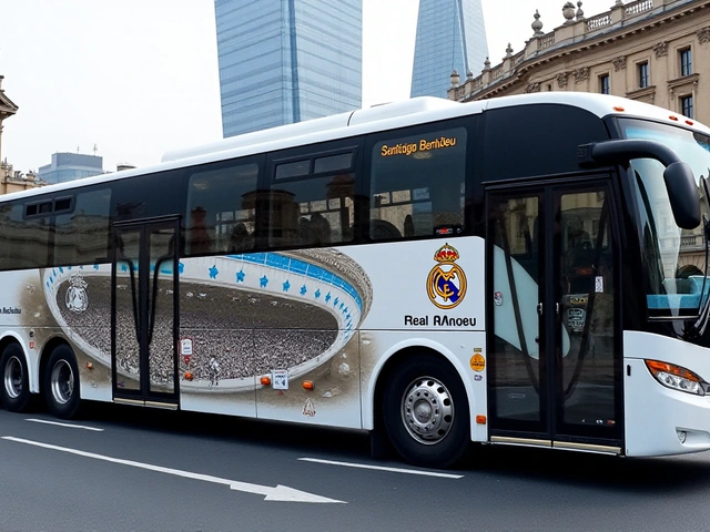 Real Madrid presenta el espectacular autobús inspirado en el nuevo Santiago Bernabéu