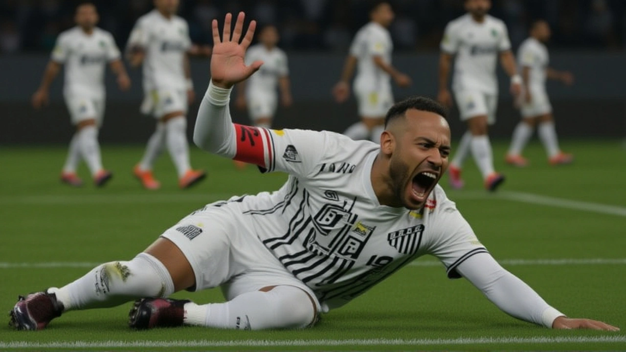 Neymar marca un triplete y salva al Santos del descenso con victoria 3-0 sobre Juventude